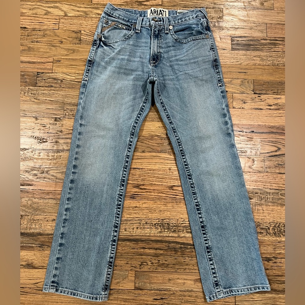 Ariat M5 Light Blue Slim Straight Men's Jeans